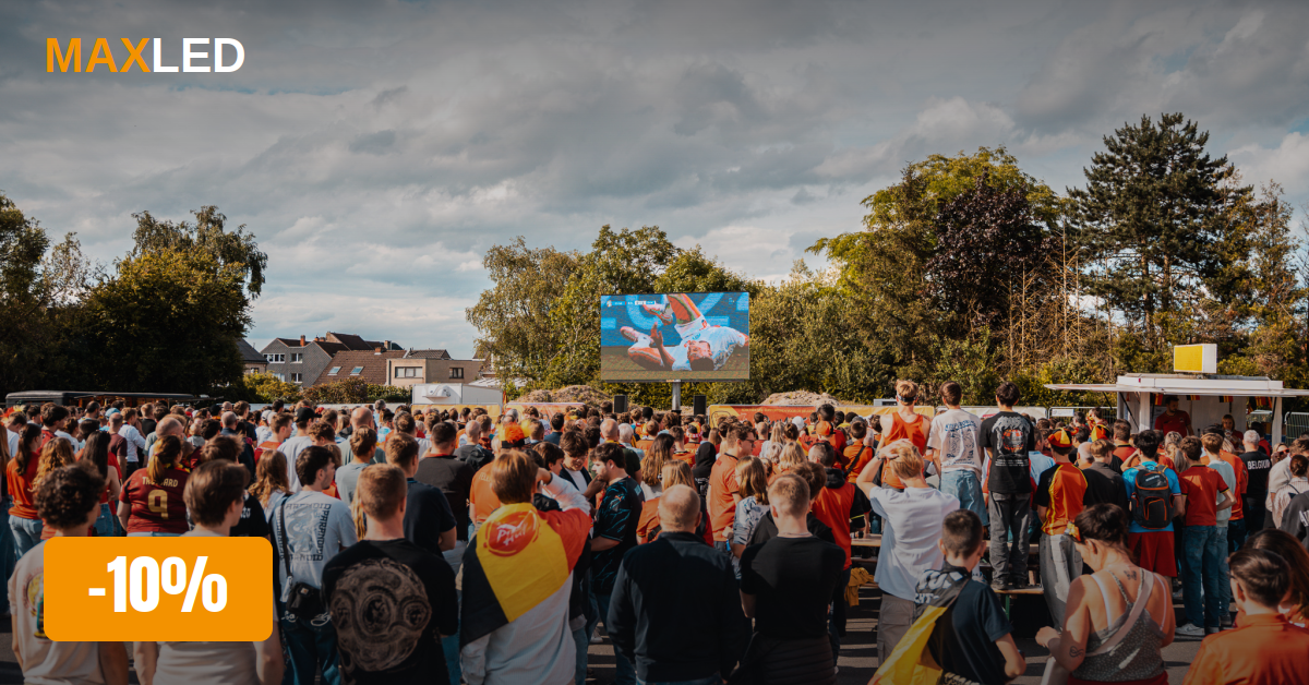 Maxled – LED-schermen in de fanzone