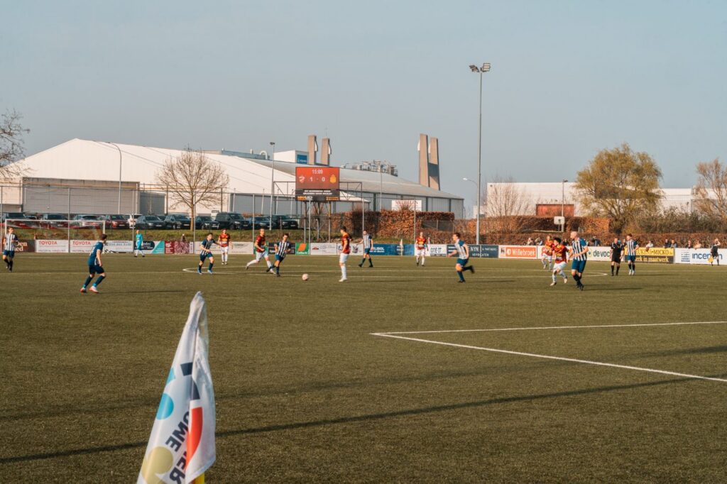 Maxled LED-scorebord dat de score live toont tijdens een match